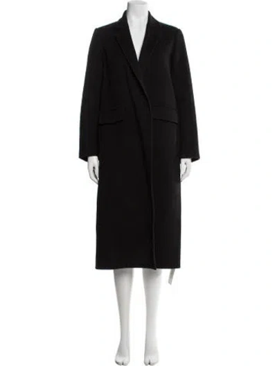 Pre-owned Vince Wool Coat In Black