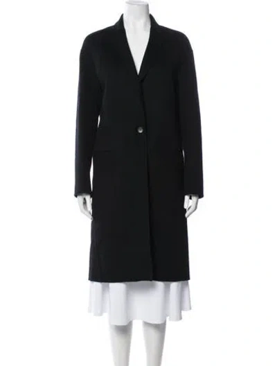 Pre-owned Vince Wool Coat In Black