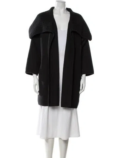 Pre-owned Vince Wool Coat In Black