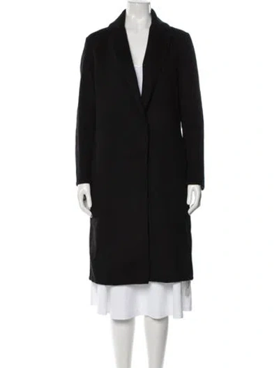 Pre-owned Vince Wool Coat In Black