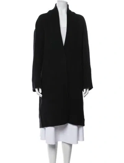 Pre-owned Vince Wool Coat In Black