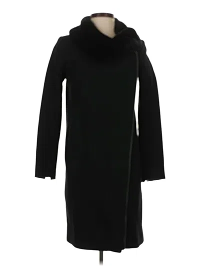 Pre-owned Vince Wool Coat In Black