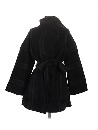 Pre-owned Vince Wool Coat In Black