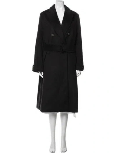 Pre-owned Vince Wool Coat In Black