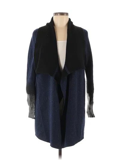 Pre-owned Vince Wool Coat In Blue
