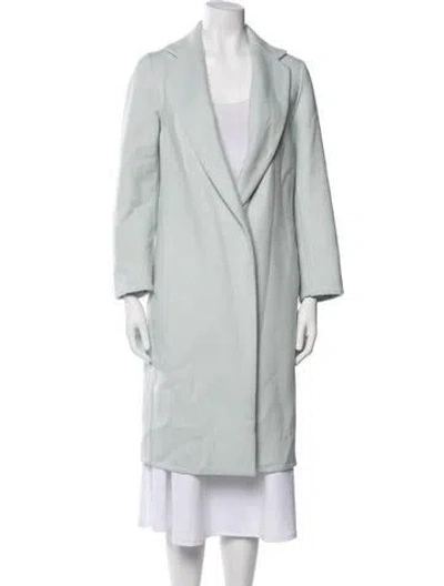 Pre-owned Vince Wool Coat In Blue