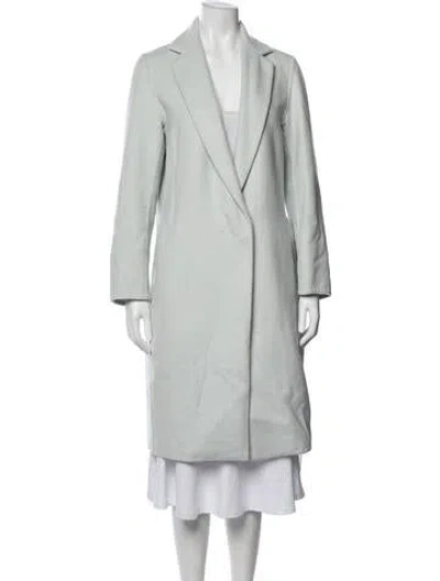 Pre-owned Vince Wool Coat In Blue
