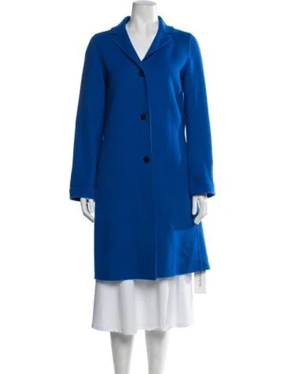 Pre-owned Vince Wool Coat In Blue