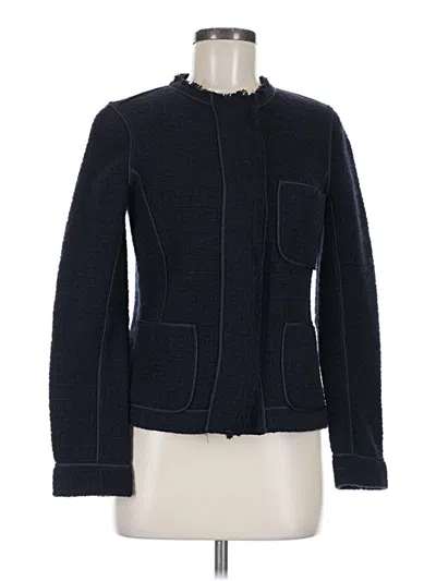 Pre-owned Vince Wool Coat In Blue