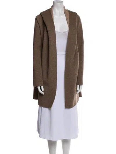 Pre-owned Vince Wool Coat In Brown