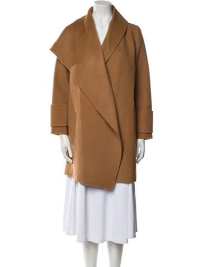 Pre-owned Vince Wool Coat In Brown