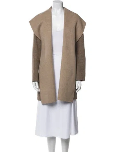 Pre-owned Vince Wool Coat In Brown