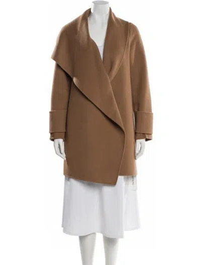Pre-owned Vince Wool Coat In Brown
