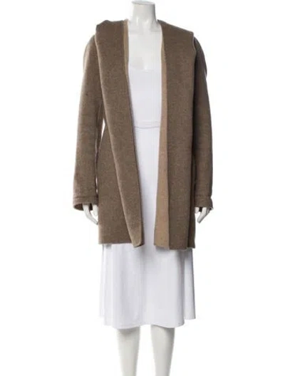 Pre-owned Vince Wool Coat In Brown