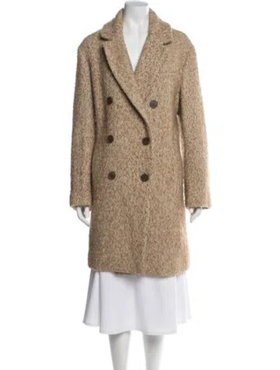Pre-owned Vince Wool Coat In Brown