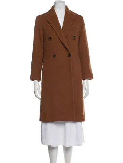 Pre-owned Vince Wool Coat In Brown