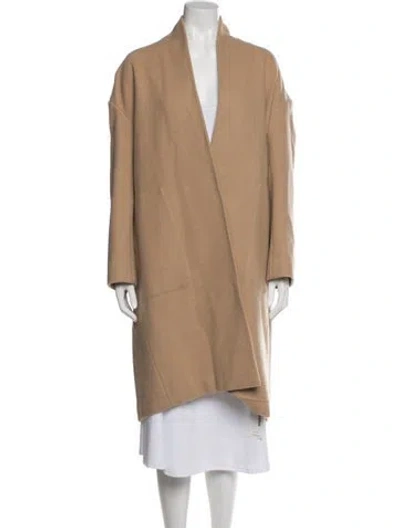 Pre-owned Vince Wool Coat In Brown