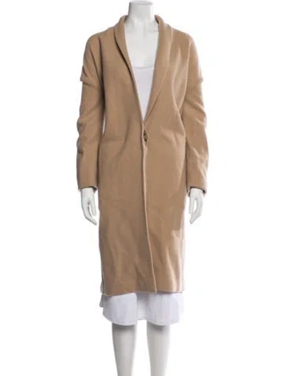 Pre-owned Vince Wool Coat In Brown