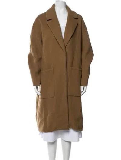 Pre-owned Vince Wool Coat In Brown