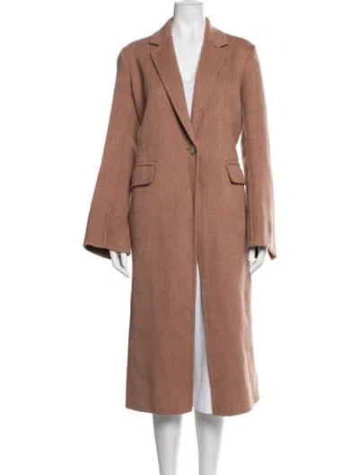 Pre-owned Vince Wool Coat In Brown