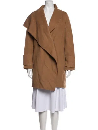 Pre-owned Vince Wool Coat In Brown