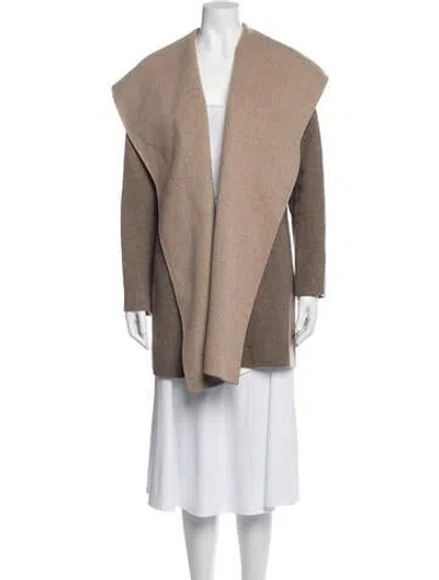 Pre-owned Vince Wool Coat In Brown