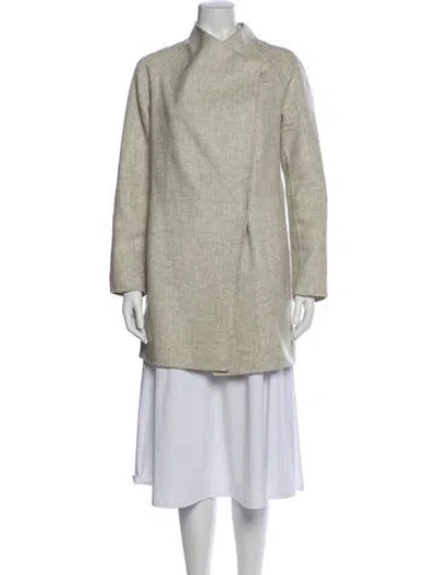 Pre-owned Vince Wool Coat In Gray