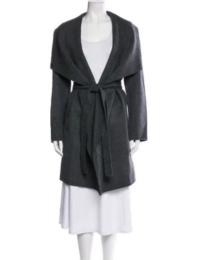 Pre-owned Vince Wool Coat In Gray
