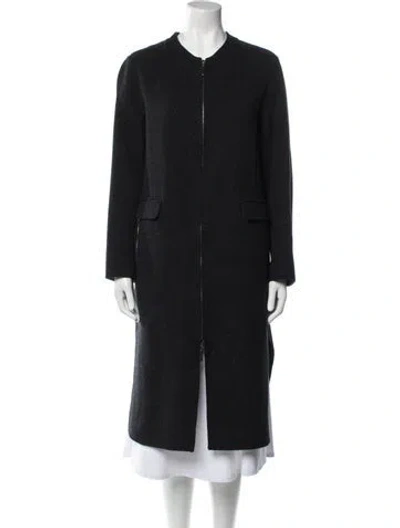 Pre-owned Vince Wool Coat In Gray