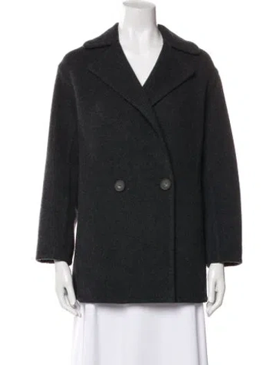 Pre-owned Vince Wool Coat In Gray