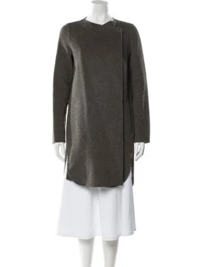 Pre-owned Vince Wool Coat In Gray