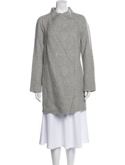 Pre-owned Vince Wool Coat In Gray