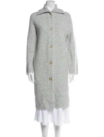 Pre-owned Vince Wool Coat In Gray