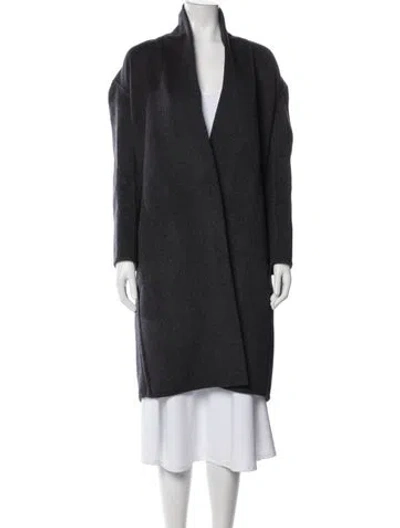 Pre-owned Vince Wool Coat In Gray