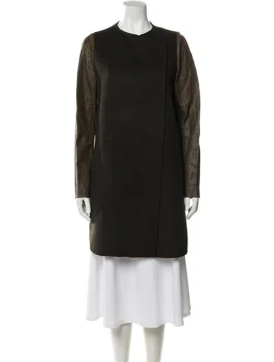 Pre-owned Vince Wool Coat In Gray