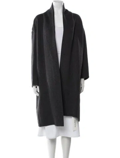 Pre-owned Vince Wool Coat In Gray