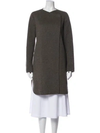 Pre-owned Vince Wool Coat In Gray