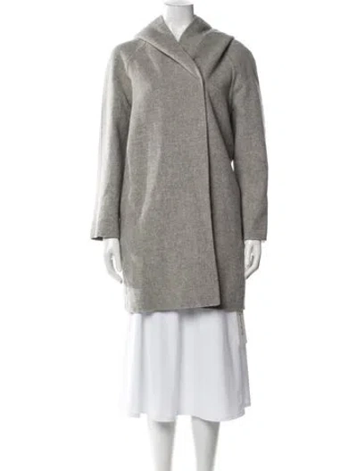 Pre-owned Vince Wool Coat In Gray