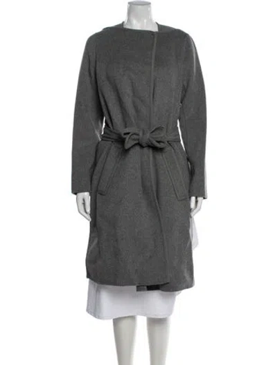 Pre-owned Vince Wool Coat In Gray