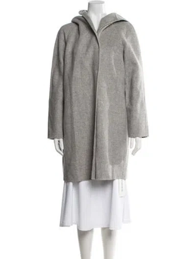 Pre-owned Vince Wool Coat In Gray