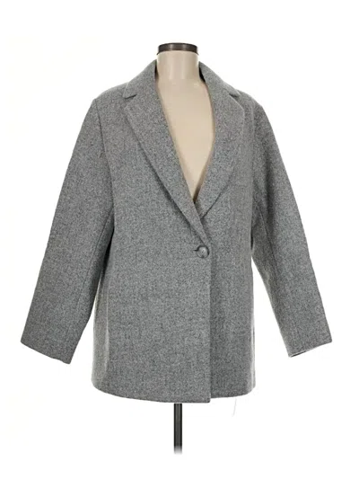 Pre-owned Vince Wool Coat In Gray