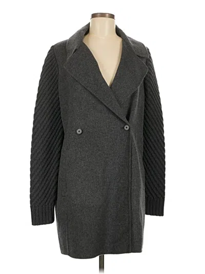 Pre-owned Vince Wool Coat In Gray