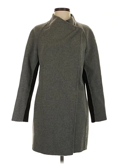 Pre-owned Vince Wool Coat In Gray