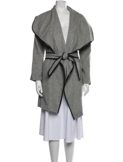 Pre-owned Vince Wool Coat In Grey
