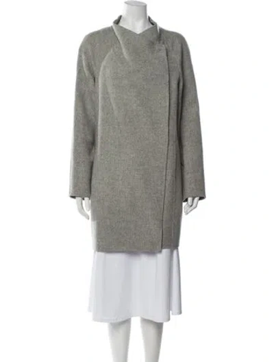 Pre-owned Vince Wool Coat In Grey