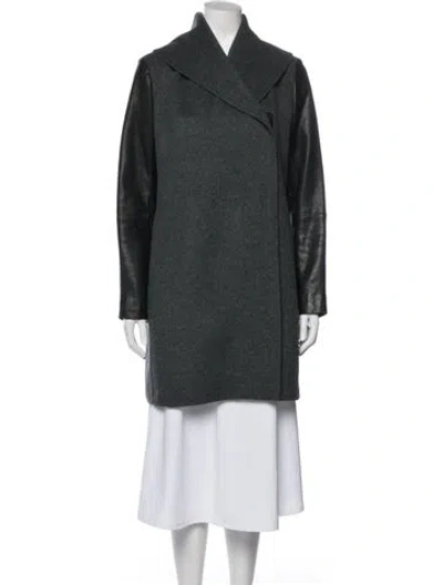 Pre-owned Vince Wool Coat In Multi