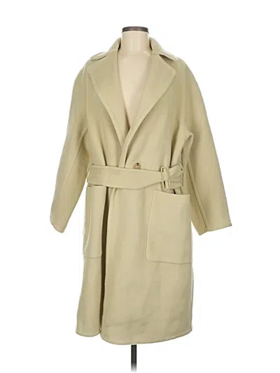 Vince Wool Coat In Neutral