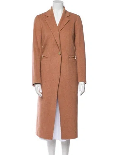 Pre-owned Vince Wool Coat In Neutral