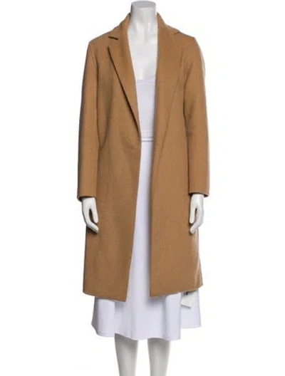 Pre-owned Vince Wool Coat In Neutral