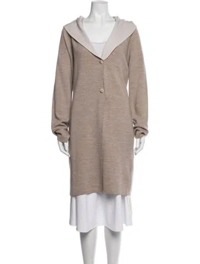 Pre-owned Vince Wool Coat In Neutrals